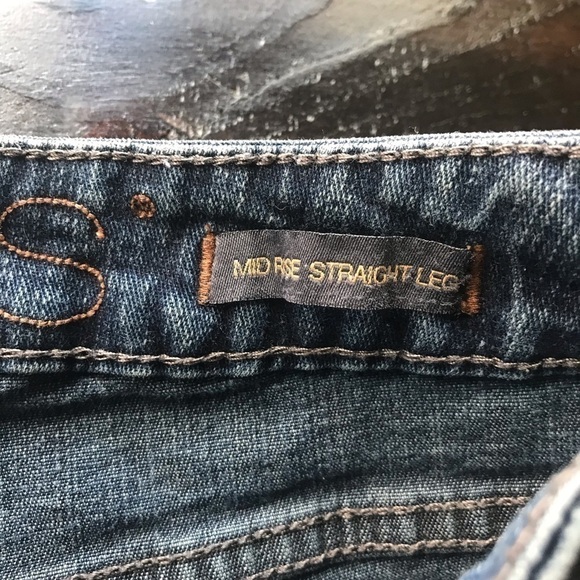 JAG Jeans Mid-rise Straight Leg Stretch Jeans Size 10 - Picture 7 of 10